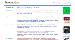 Desktop Screenshot of fonts-online.com