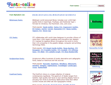 Tablet Screenshot of fonts-online.com